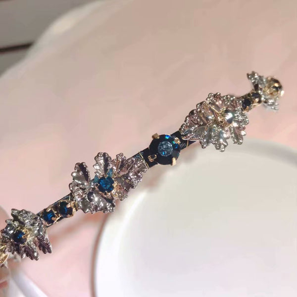 New Style Hair Accessories Snowflake Velvet Headband Women