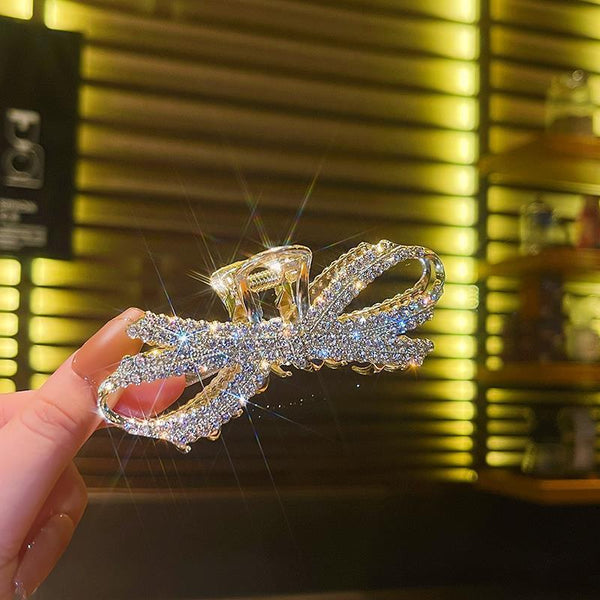 Women's Bow  Diamond Alloy Hair Clip