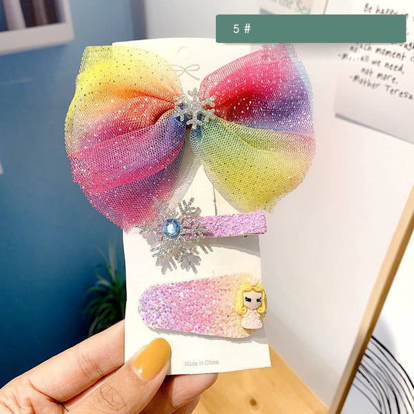 Children's bow hairpin