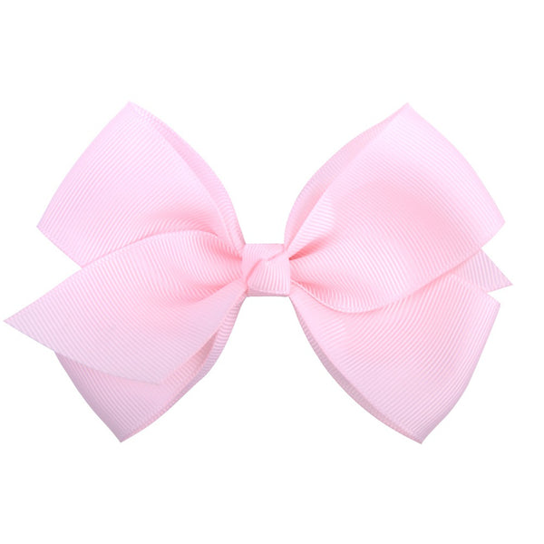Bow Hair Accessories Headdress Solid Color Rib Ribbon