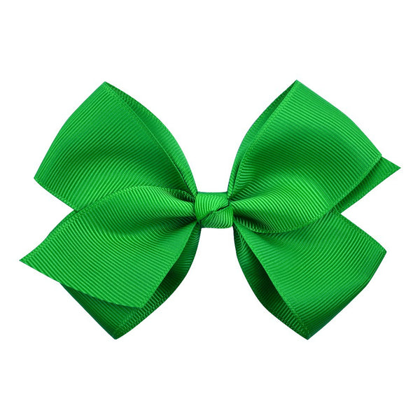 Bow Hair Accessories Headdress Solid Color Rib Ribbon
