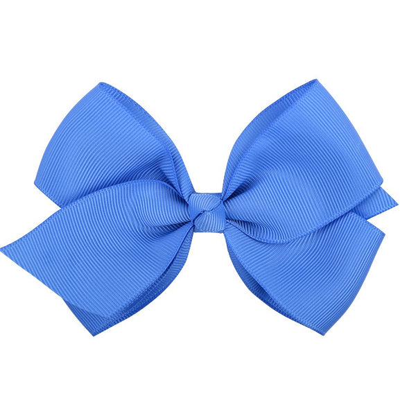 Bow Hair Accessories Headdress Solid Color Rib Ribbon