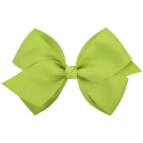 Bow Hair Accessories Headdress Solid Color Rib Ribbon