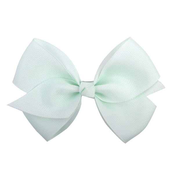 Bow Hair Accessories Headdress Solid Color Rib Ribbon