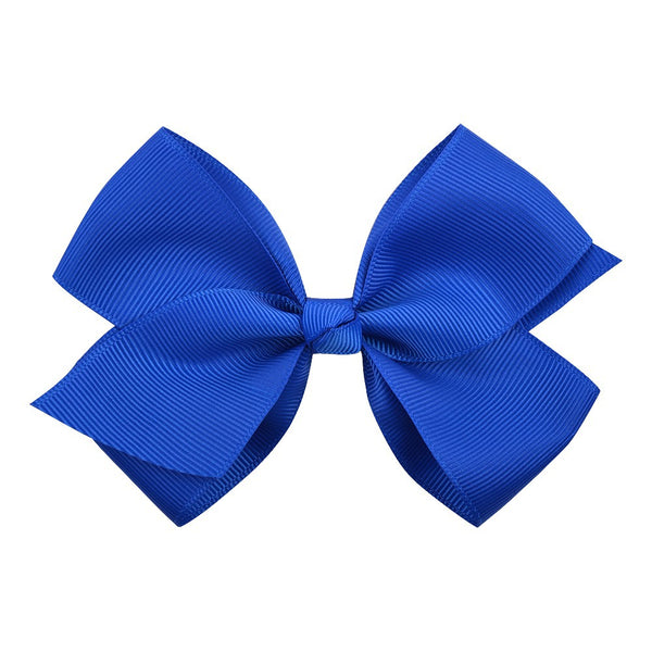Bow Hair Accessories Headdress Solid Color Rib Ribbon