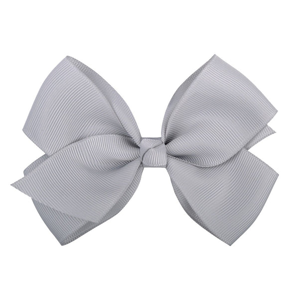 Bow Hair Accessories Headdress Solid Color Rib Ribbon