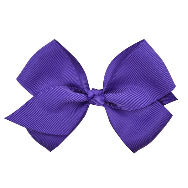 Bow Hair Accessories Headdress Solid Color Rib Ribbon