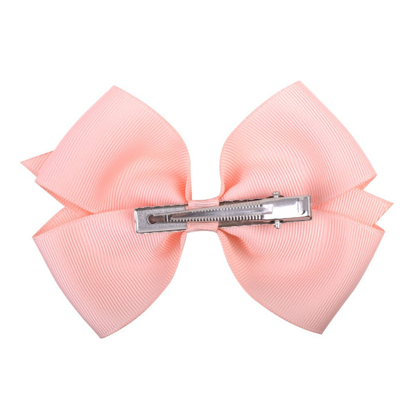 Bow Hair Accessories Headdress Solid Color Rib Ribbon