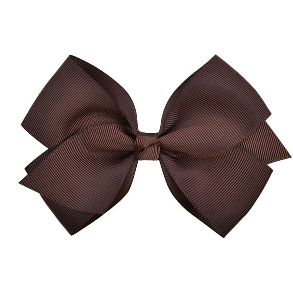 Bow Hair Accessories Headdress Solid Color Rib Ribbon