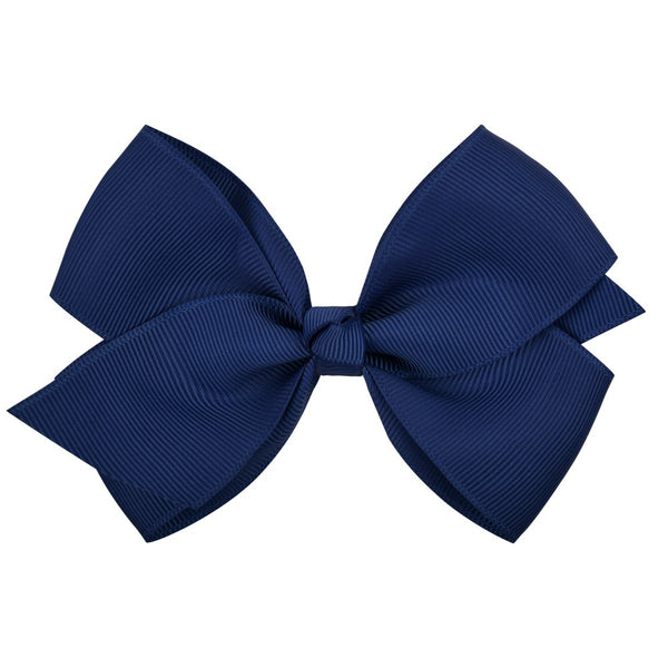 Bow Hair Accessories Headdress Solid Color Rib Ribbon