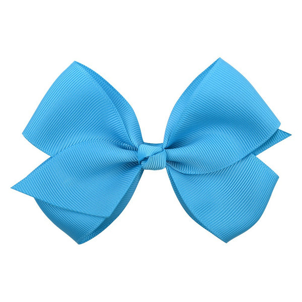Bow Hair Accessories Headdress Solid Color Rib Ribbon