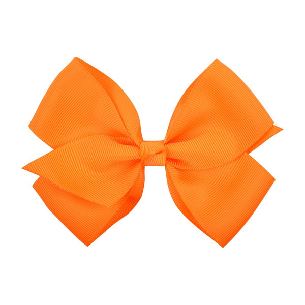 Bow Hair Accessories Headdress Solid Color Rib Ribbon