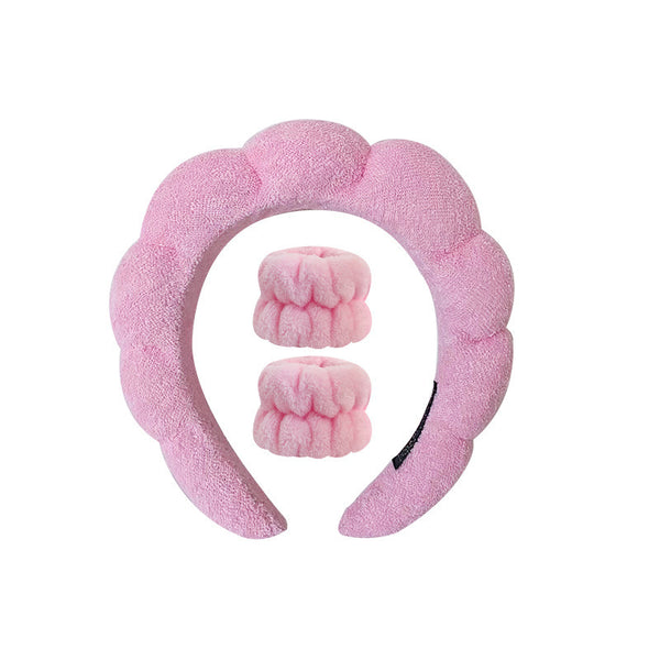 Twist Sponge Headband Wrist Strap Suit Women