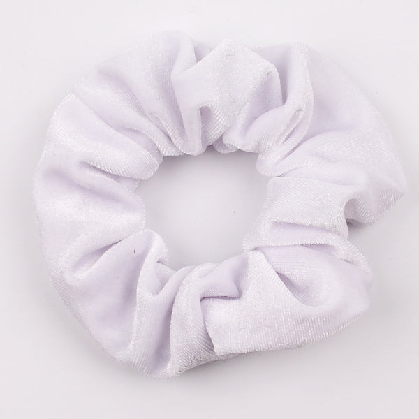 Fashion New Velvet Tencel Pocket wallet Hair Scrunchies Retro Zipper Large Intestine Elastic Hair Band