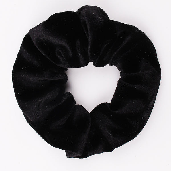 Fashion New Velvet Tencel Pocket wallet Hair Scrunchies Retro Zipper Large Intestine Elastic Hair Band