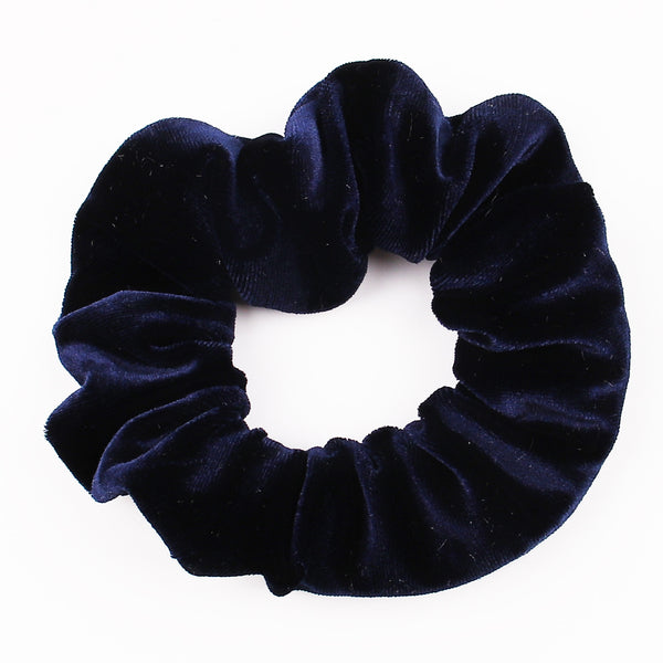 Fashion New Velvet Tencel Pocket wallet Hair Scrunchies Retro Zipper Large Intestine Elastic Hair Band
