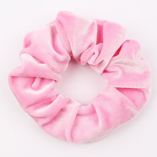 Fashion New Velvet Tencel Pocket wallet Hair Scrunchies Retro Zipper Large Intestine Elastic Hair Band