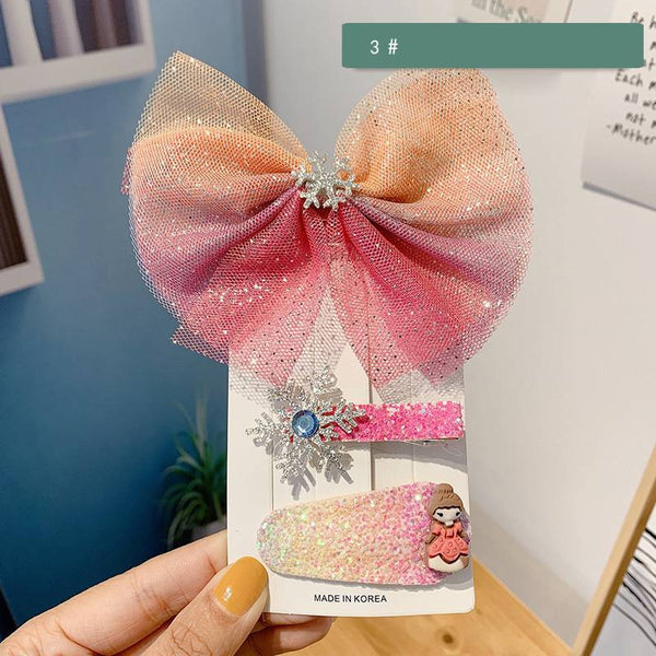 Children's bow hairpin