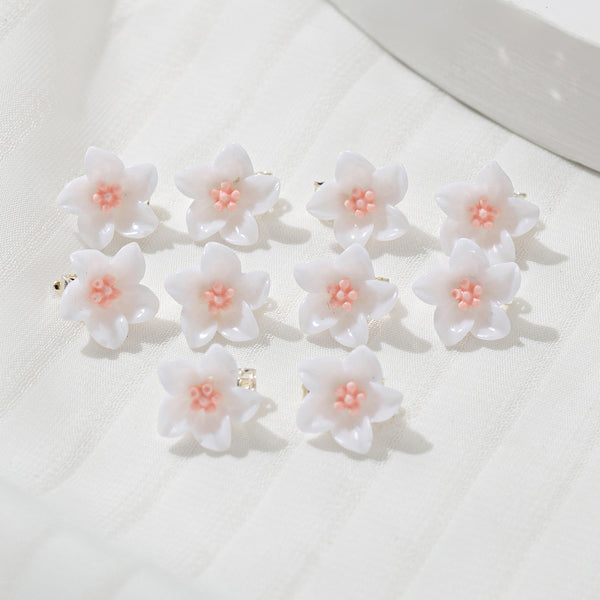 Rhinestone Updo Small Hairclip Bang Clip Barrette Pearl Flower Hair Accessories