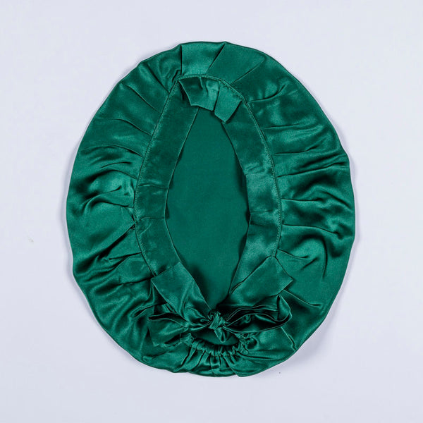 Women's Solid Color Hair Care Silk Nightcap
