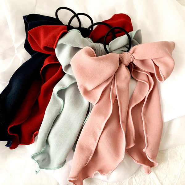 Bow tie hair band rubber band