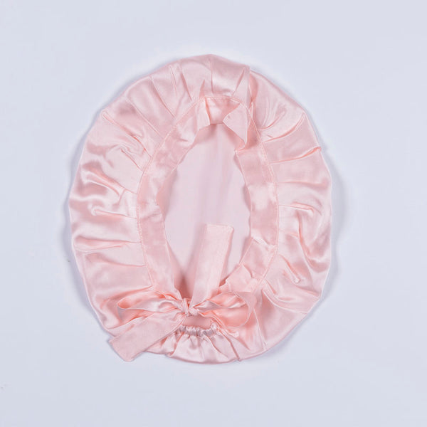 Women's Solid Color Hair Care Silk Nightcap