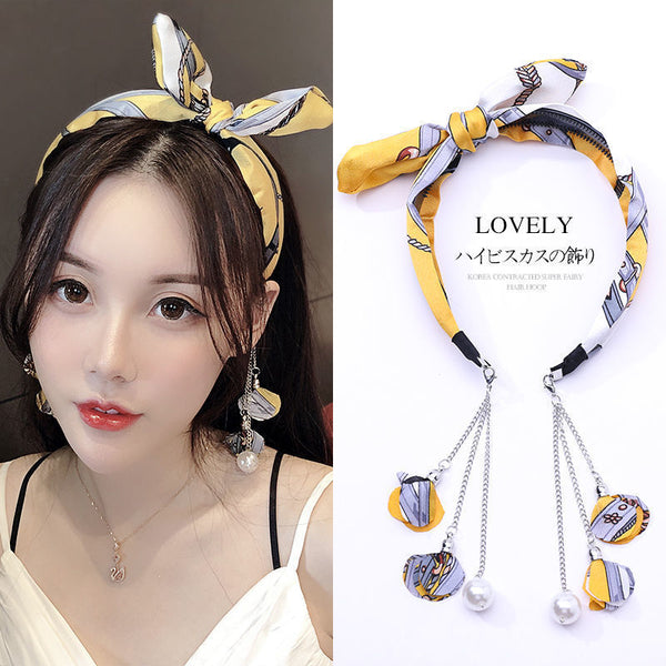 Bow tie hair tie
