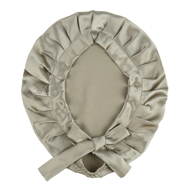 Women's Solid Color Hair Care Silk Nightcap