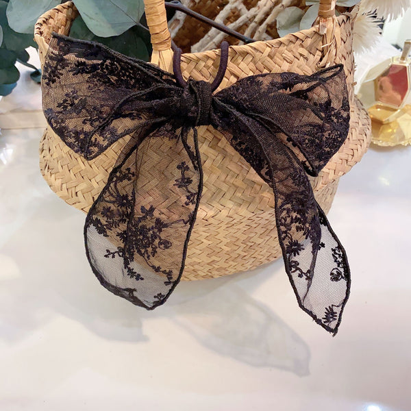 Women's Fashion Big Bow Rubber Band Hair Rope