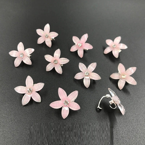Braided Hair Headdress Small Hairclip Rhinestone Mini Hair Clip Children