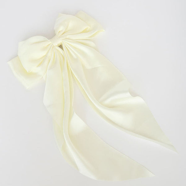 Retro Oversized Big Bow Hairpin Back Head Fixed Head Hair Clip Ins Temperament Spring Clip Headdress