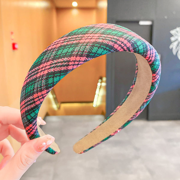 Retro College Style Sponge Headband Women