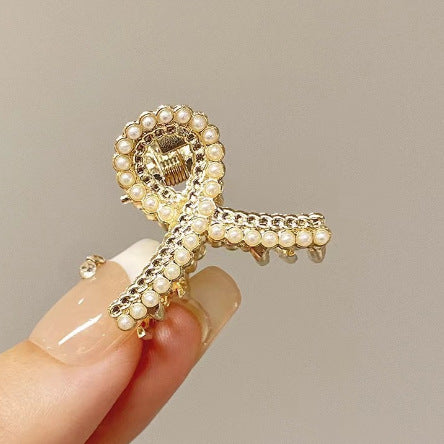 10 Exquisite Shiny Rhinestone Alloy Small Hairclip