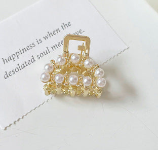 10 Exquisite Shiny Rhinestone Alloy Small Hairclip
