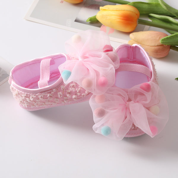 New Hair Band Suit Europe And America Lovely Bow Princess Shoes Baby Shoes