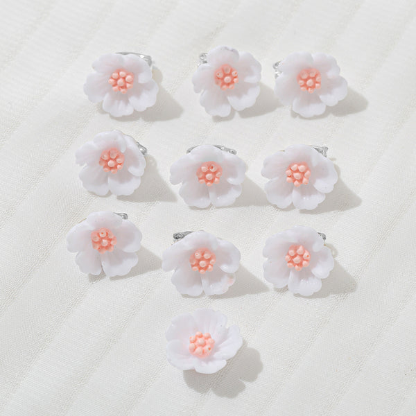 Rhinestone Updo Small Hairclip Bang Clip Barrette Pearl Flower Hair Accessories
