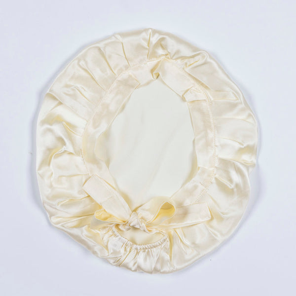 Women's Solid Color Hair Care Silk Nightcap