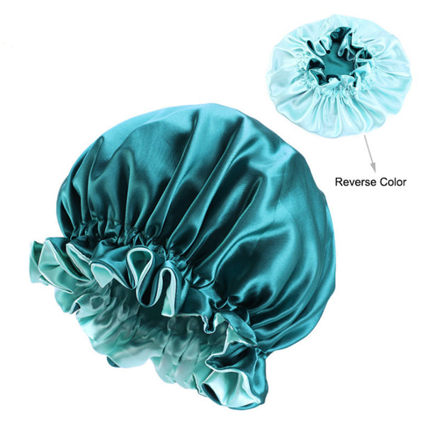 Double Satin Lace Nightcap Extra Large Round