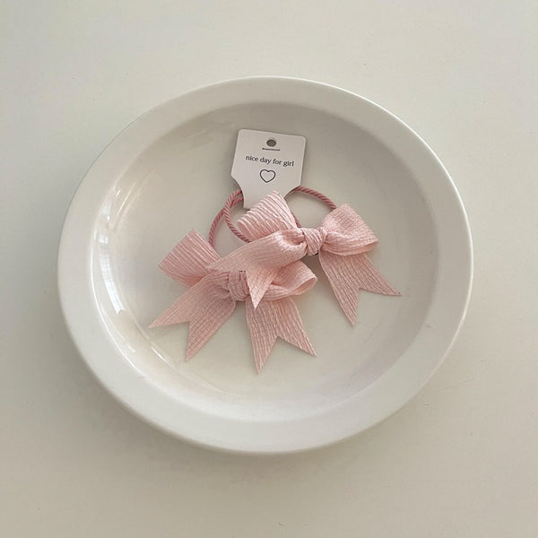 Candy Color Bow Ponytail Hair Rope Hair Accessories