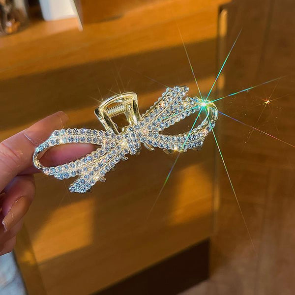 Women's Bow  Diamond Alloy Hair Clip