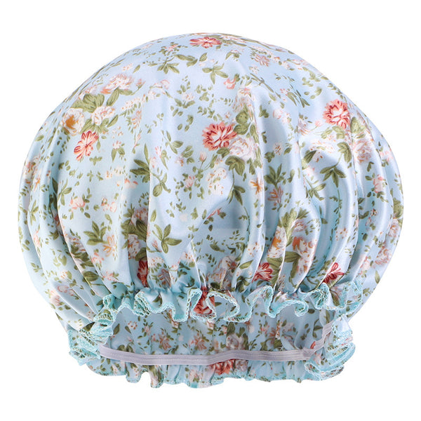 Women's Fashion Casual Butterfly Print Lace Nightcap
