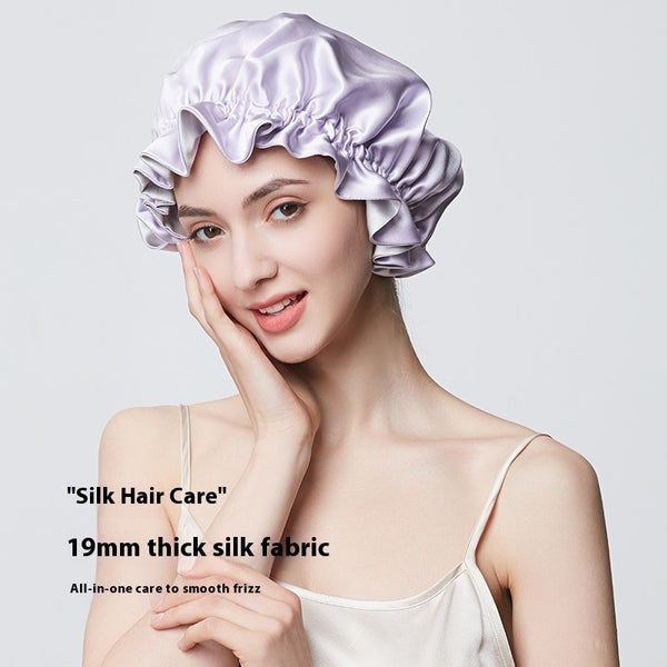 19 M Thickened Silk Nightcap Hair Care Hair Care Anti-frizz
